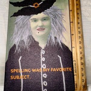 Witch Canvas Art with Text